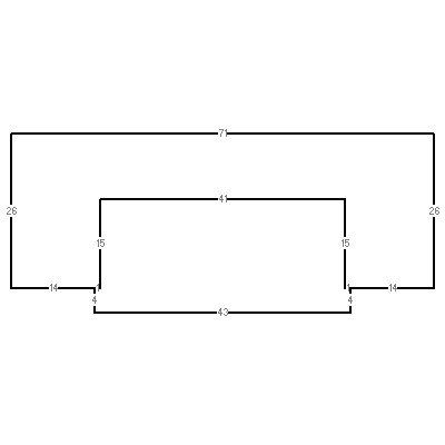 Building layout (traversing data) of this property