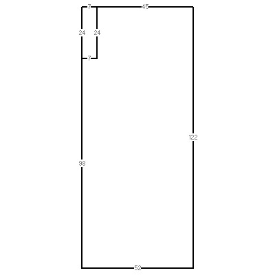 Building layout (traversing data) of this property