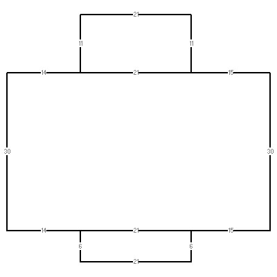 Building layout (traversing data) of this property