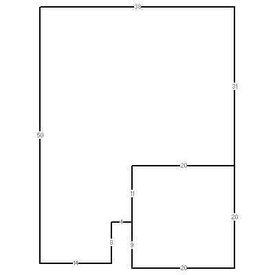 Building layout (traversing data) of this property