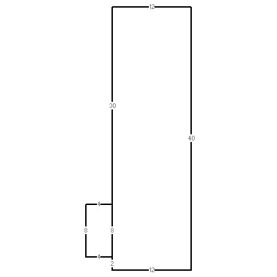 Building layout (traversing data) of this property