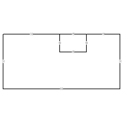 Building layout (traversing data) of this property