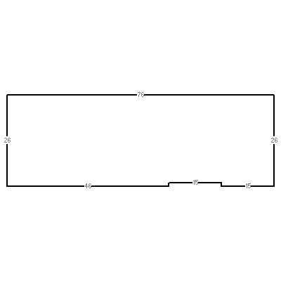 Building layout (traversing data) of this property