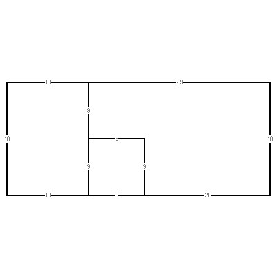 Building layout (traversing data) of this property