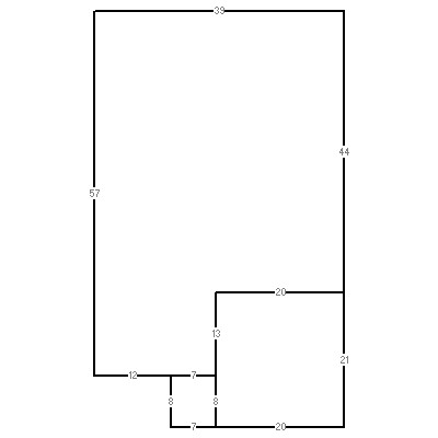 Building layout (traversing data) of this property