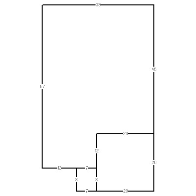 Building layout (traversing data) of this property