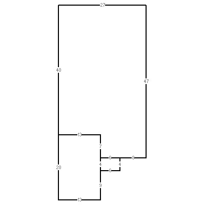 Building layout (traversing data) of this property