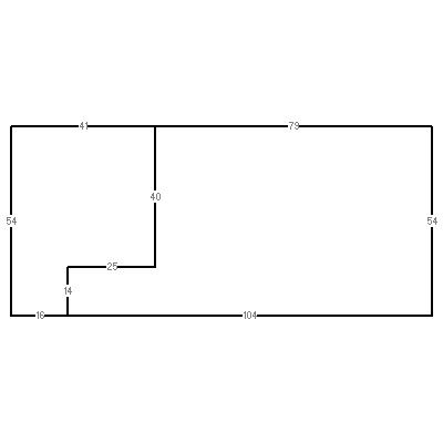 Building layout (traversing data) of this property