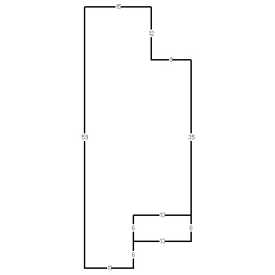 Building layout (traversing data) of this property