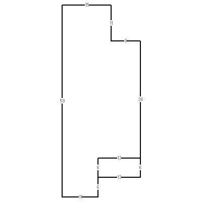 Building layout (traversing data) of this property