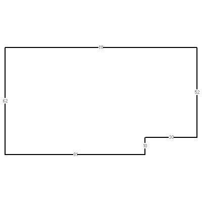 Building layout (traversing data) of this property