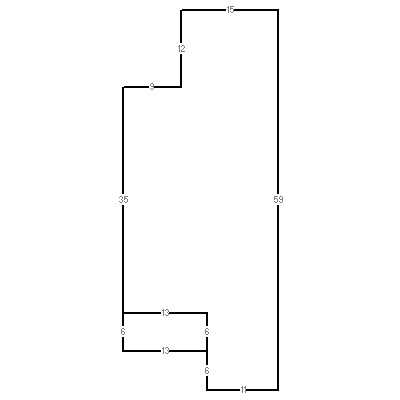 Building layout (traversing data) of this property