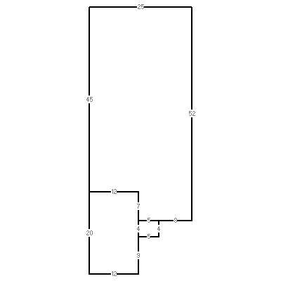 Building layout (traversing data) of this property