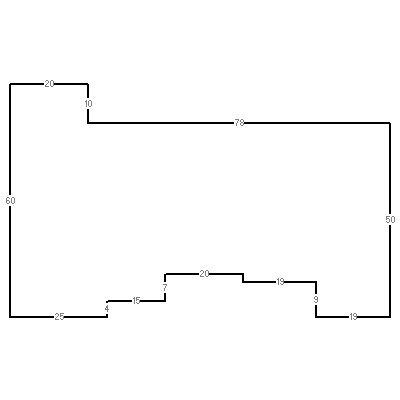 Building layout (traversing data) of this property
