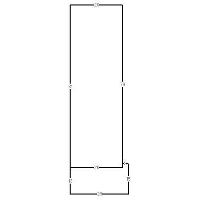 Building layout (traversing data) of this property