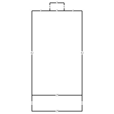 Building layout (traversing data) of this property