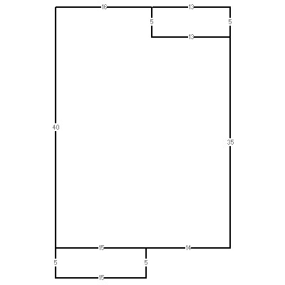 Building layout (traversing data) of this property
