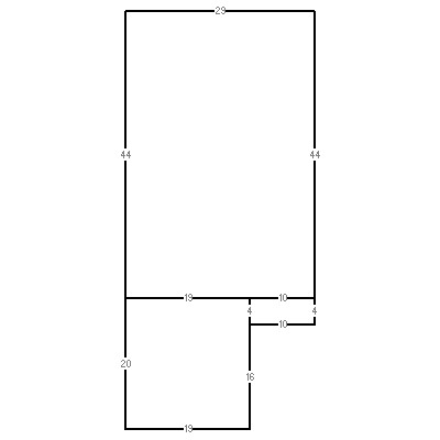 Building layout (traversing data) of this property