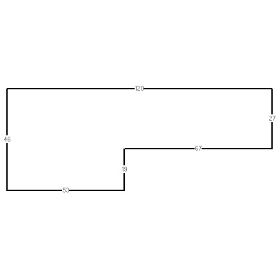 Building layout (traversing data) of this property