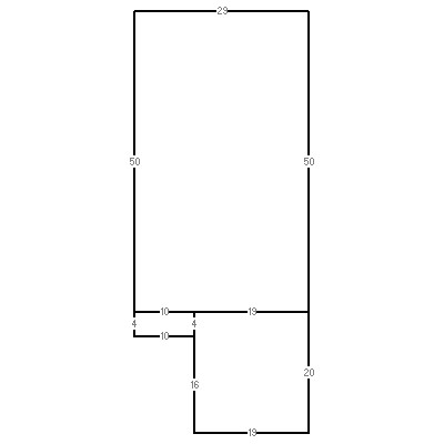 Building layout (traversing data) of this property