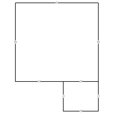 Building layout (traversing data) of this property