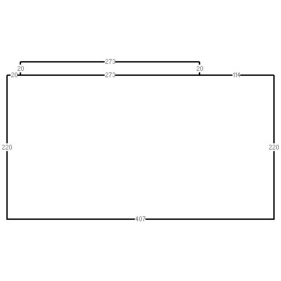 Building layout (traversing data) of this property