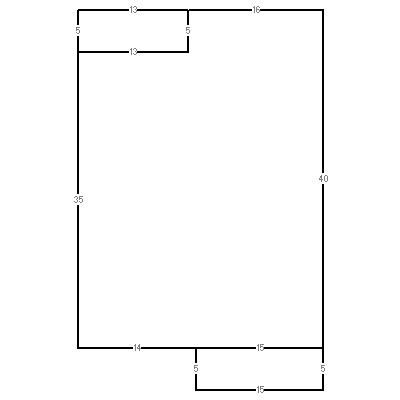 Building layout (traversing data) of this property