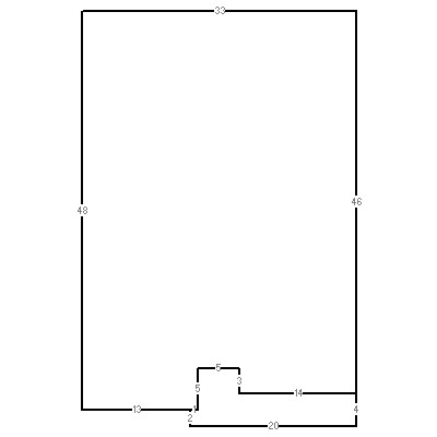 Building layout (traversing data) of this property