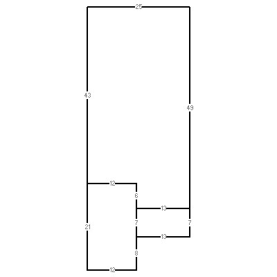 Building layout (traversing data) of this property