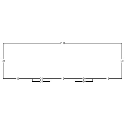 Building layout (traversing data) of this property
