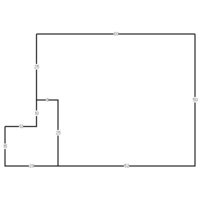 Building layout (traversing data) of this property