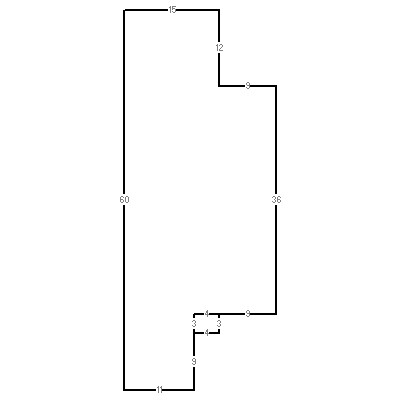 Building layout (traversing data) of this property
