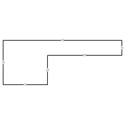 Building layout (traversing data) of this property