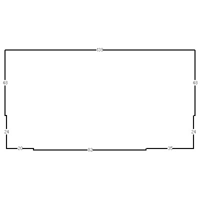 Building layout (traversing data) of this property