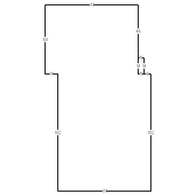 Building layout (traversing data) of this property