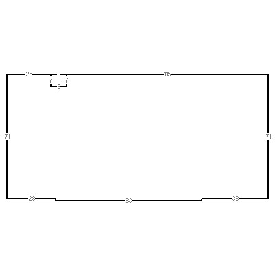Building layout (traversing data) of this property