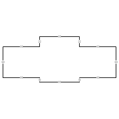 Building layout (traversing data) of this property