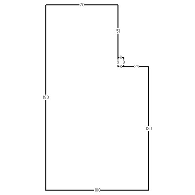 Building layout (traversing data) of this property