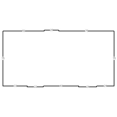Building layout (traversing data) of this property
