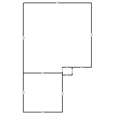 Building layout (traversing data) of this property
