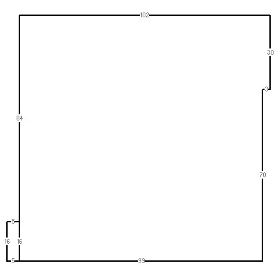 Building layout (traversing data) of this property