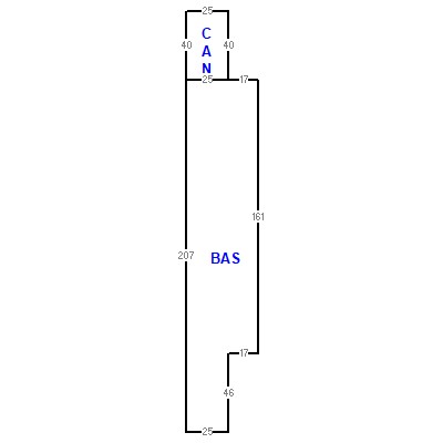 Building layout (traversing data) of this property