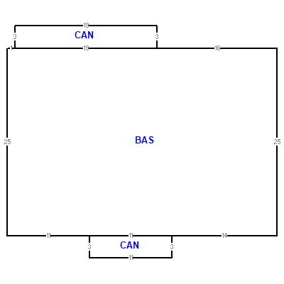 Building layout (traversing data) of this property