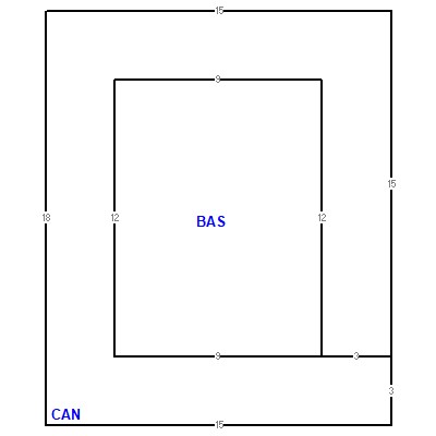 Building layout (traversing data) of this property