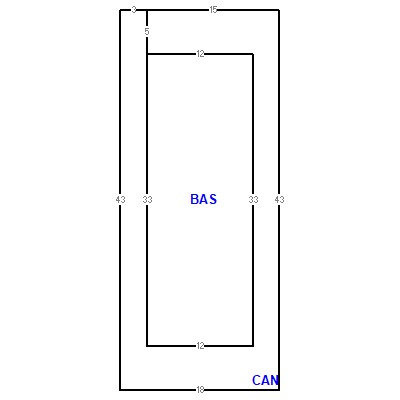 Building layout (traversing data) of this property