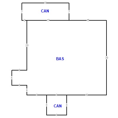 Building layout (traversing data) of this property