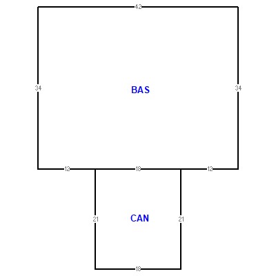 Building layout (traversing data) of this property