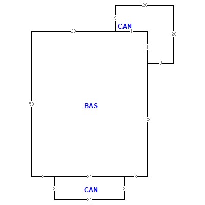Building layout (traversing data) of this property