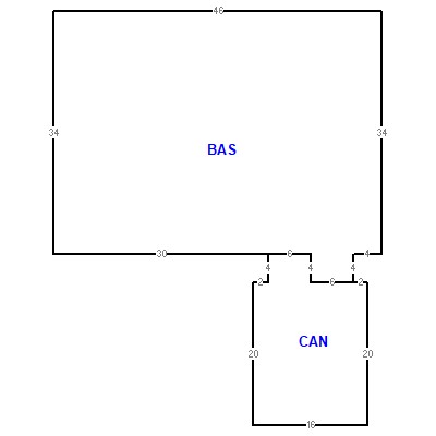Building layout (traversing data) of this property