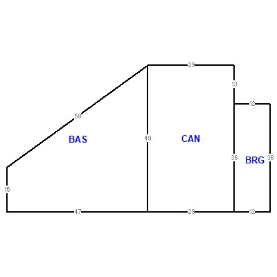 Building layout (traversing data) of this property